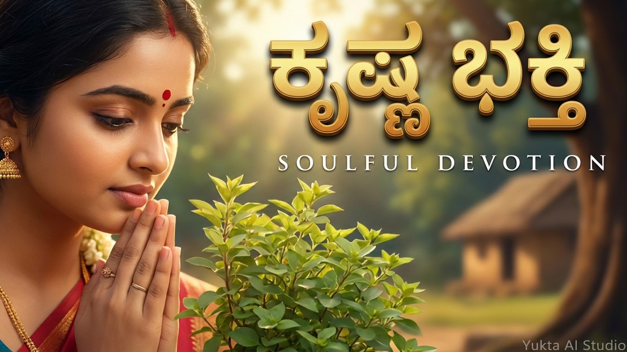 TULASI Recreation - A Divine Journey। Soulful Krishna Bhakti AI Animated Album  । Yukta AI Studio
