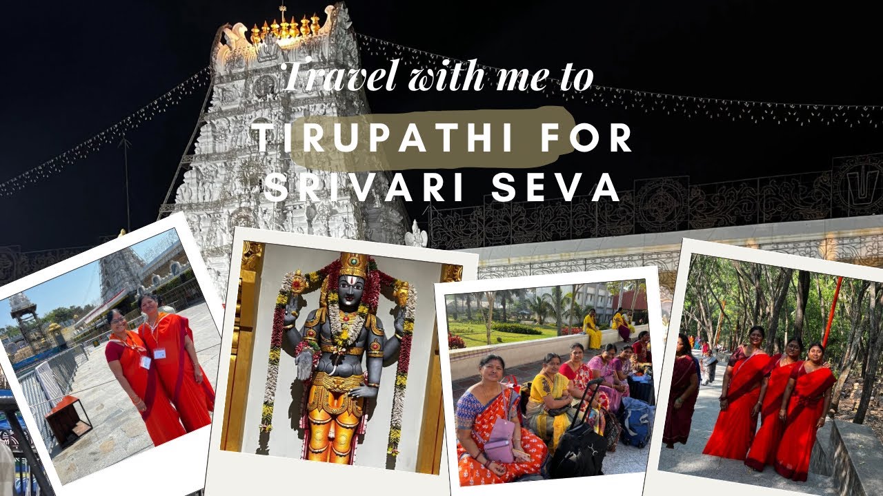 Srivari seva in thirumala thirupathi. Must do activity in everyone's life. Life changing experience