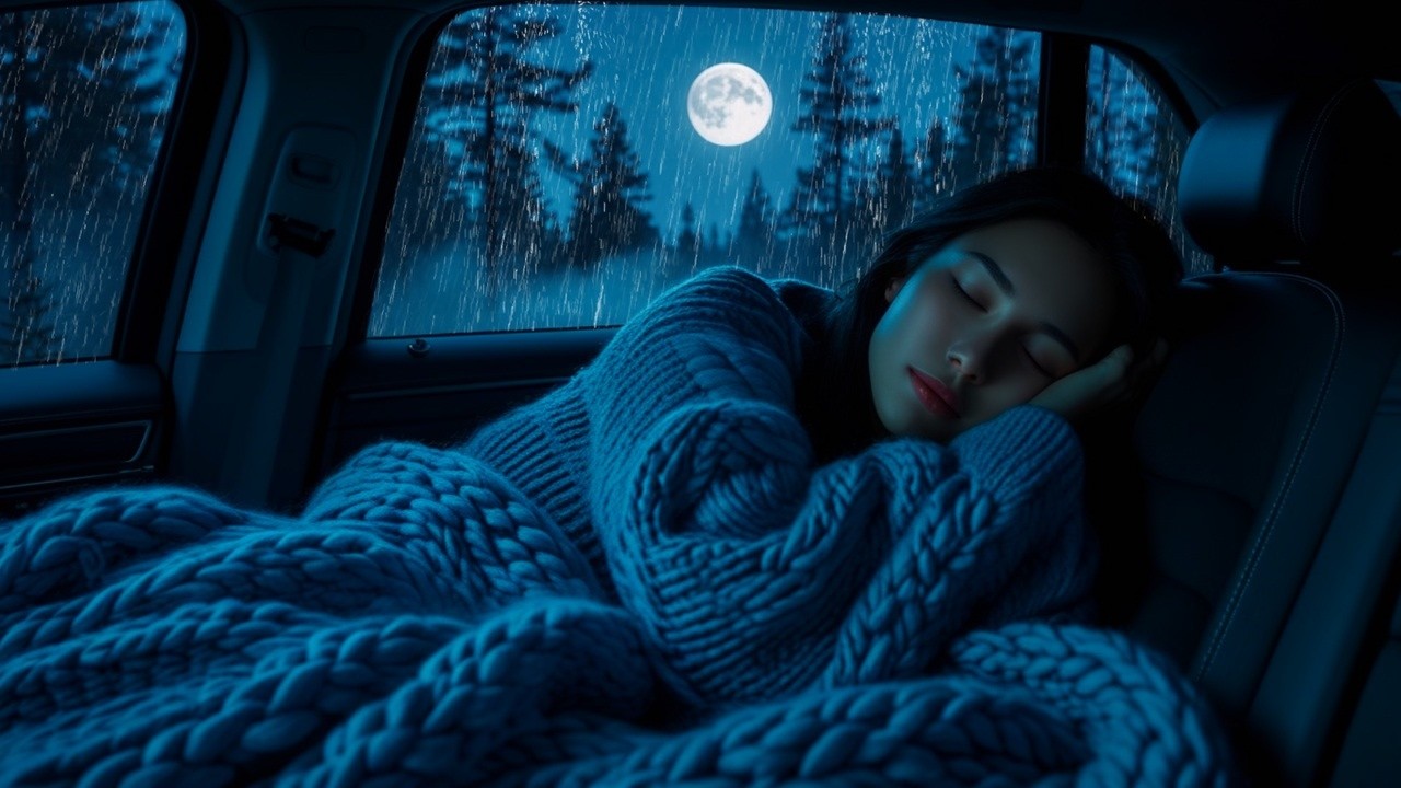 Gentle Rainfall Relaxation ☔ Anxiety Relief and Calm Mind Atmosphere