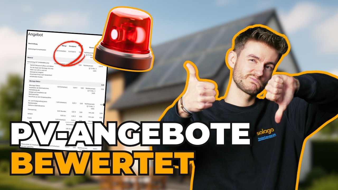 Viel ZU TEUER für 10kWp?! | Wir bewerten eure PV-Angebote