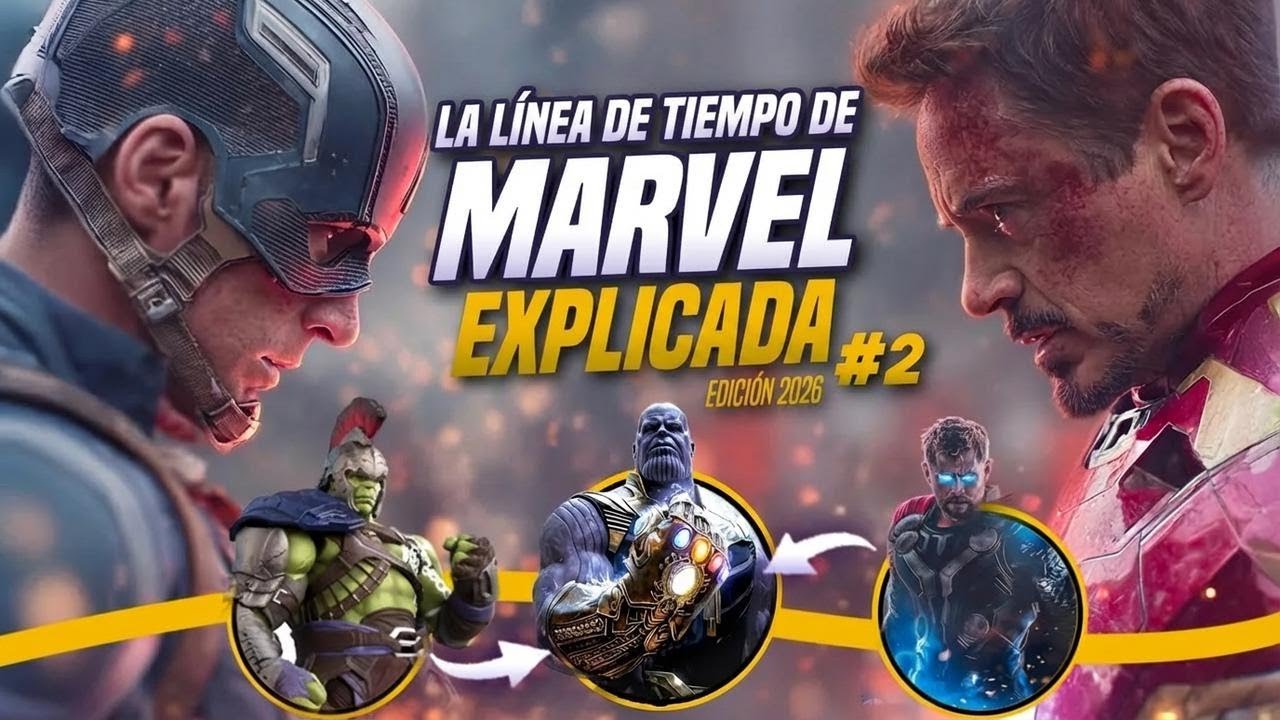 El orden cronológico oficial de Marvel explicado: de Iron Man hasta Infinity War