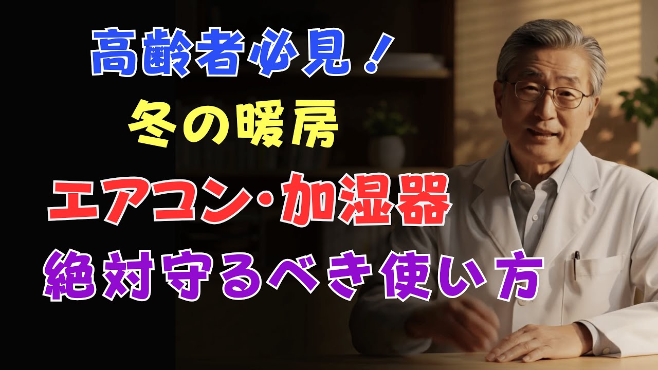 【高齢者必見】冬の健康を守る！エアコン・加湿器の知られていない使い方   [医師たちの健康録] [高齢者の健康]