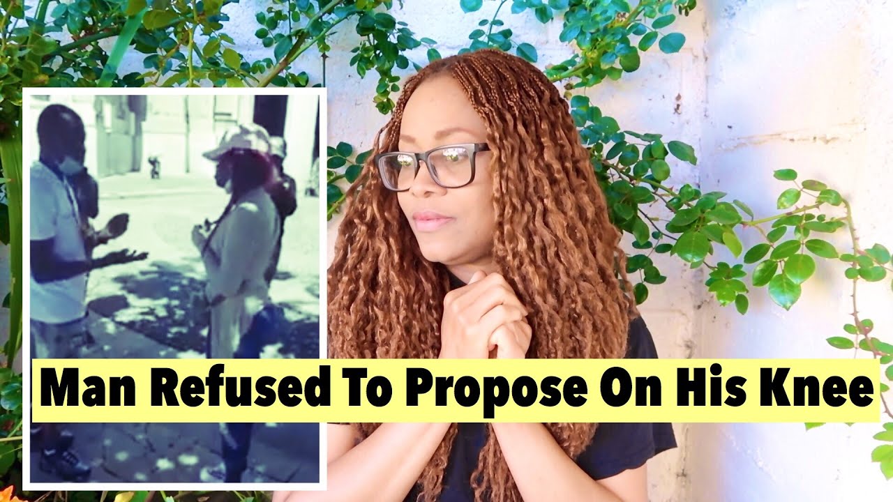 Nigerian Man Goes Viral For Refusing To Kneel Down To Propose To Girlfriend
