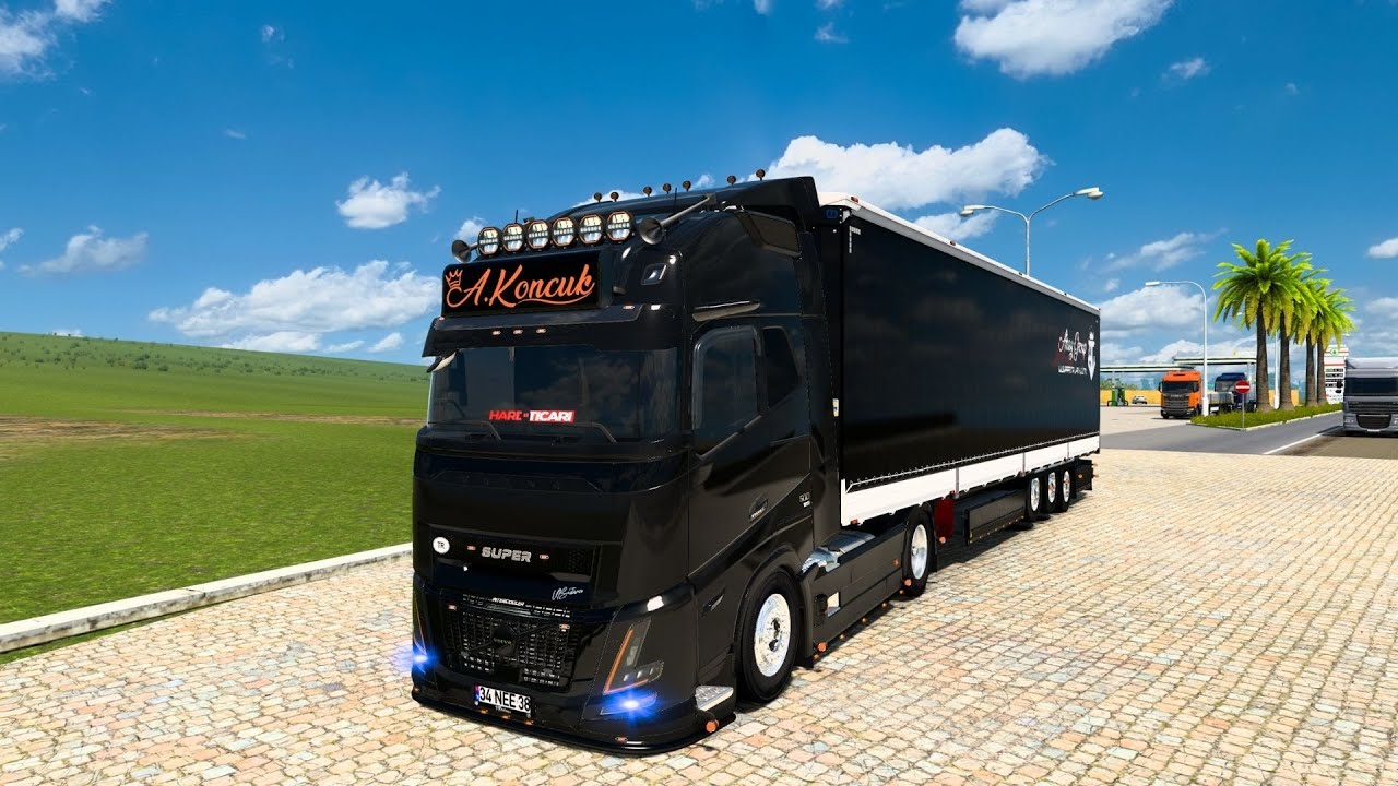 ETS 2 2025 Volvo Tırımla Brezilya'ya Zorlu Yolculuk! Az Kalsın Tır Devriliyordu!