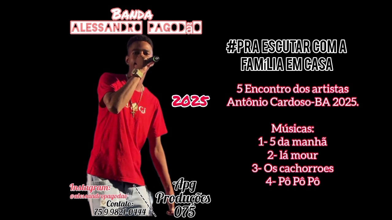 Alessandro Pagodão ao vivo 2025 (5 Encontro dos artistas)