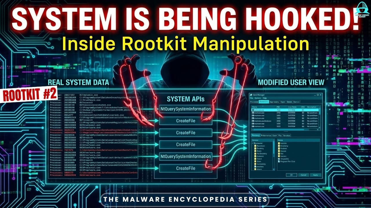 How Rootkits Stay Hidden: Stealth, Hooking & Persistence Explained | Rootkit Series Part 2