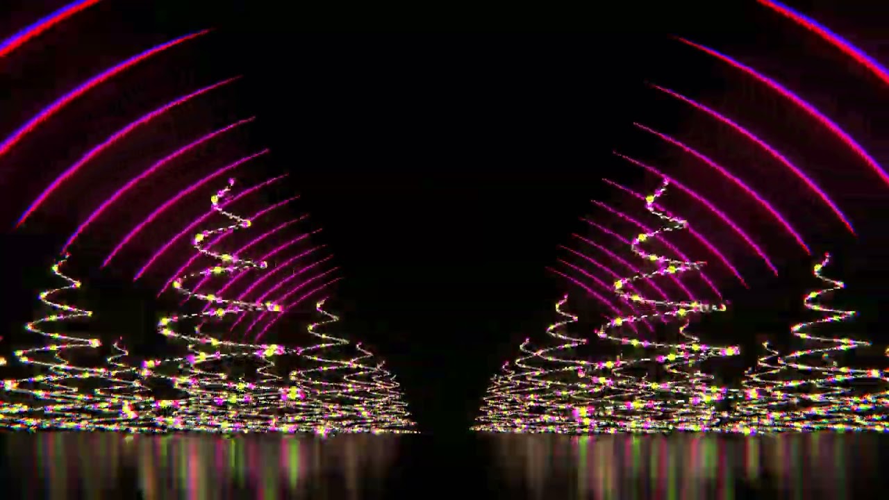 Christmas Alley Background VJ Loops in 4K | Abstract Neon #christmas #vjloops #halloween #neon #vfx