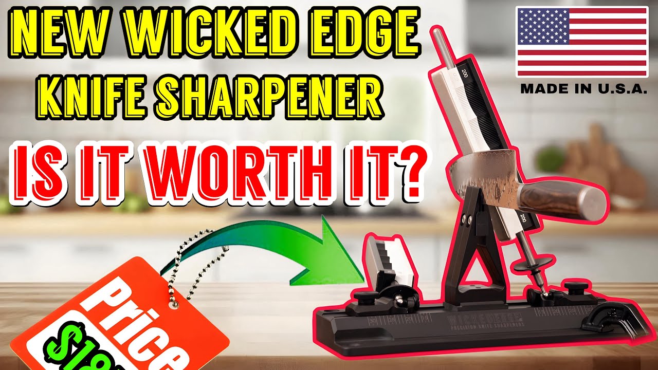 Most Affordable Wicked Edge Sharpener – Made in USA! 🔪🇺🇸 Only $185! | Wicked Edge 40 Carbon Review