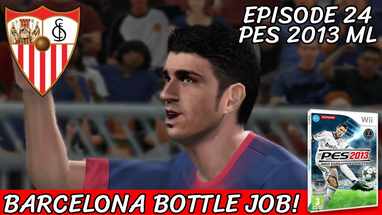 Ⓜ️Barcelona Bottle Job! Master League La Liga - PES 2013 Nintendo Wii Winning Eleven
