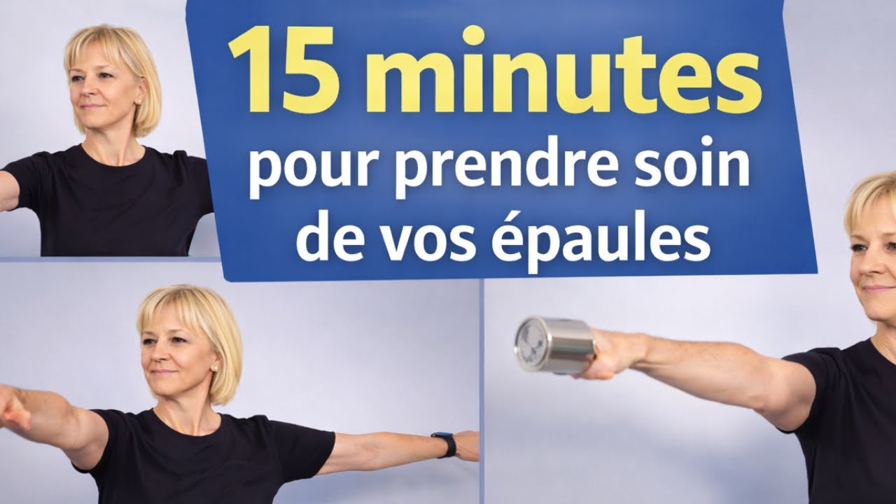 15 minutes pour prendre soin de vos épaules : exercices en temps réel... pour tous!