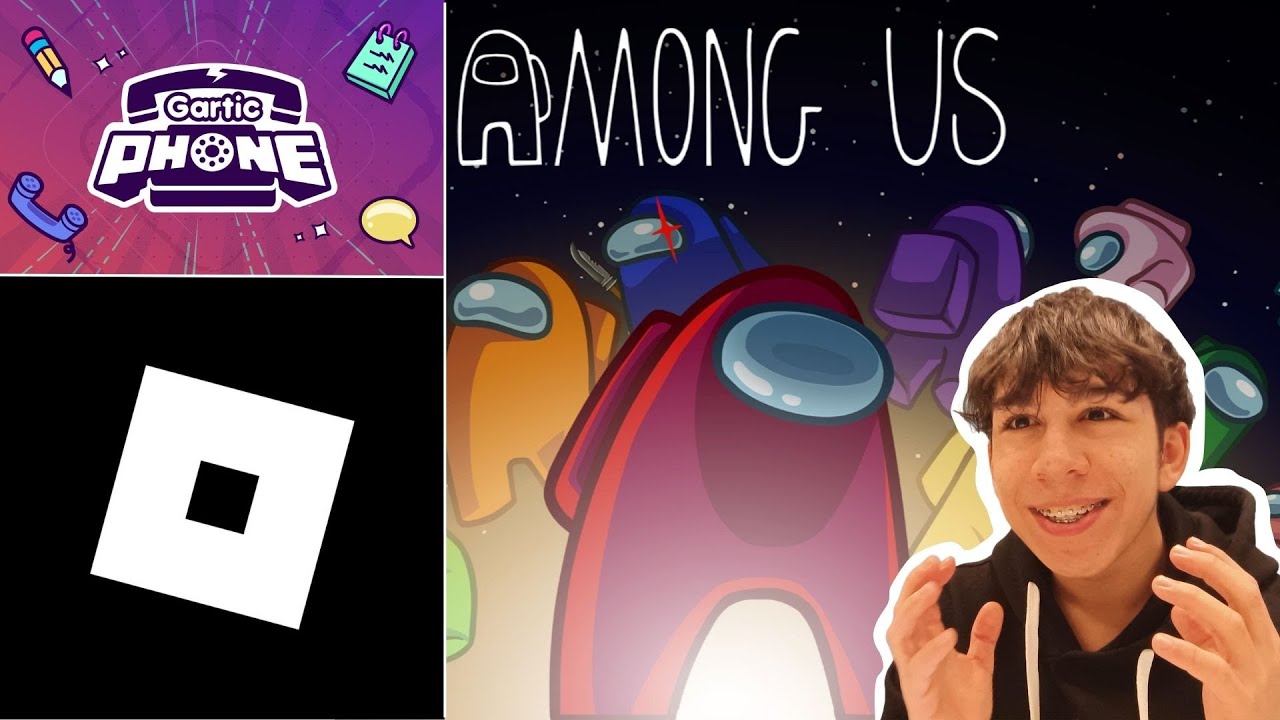 JE les BATS TOUS sur AMONG US, GARTIC PHONE et ROBLOX