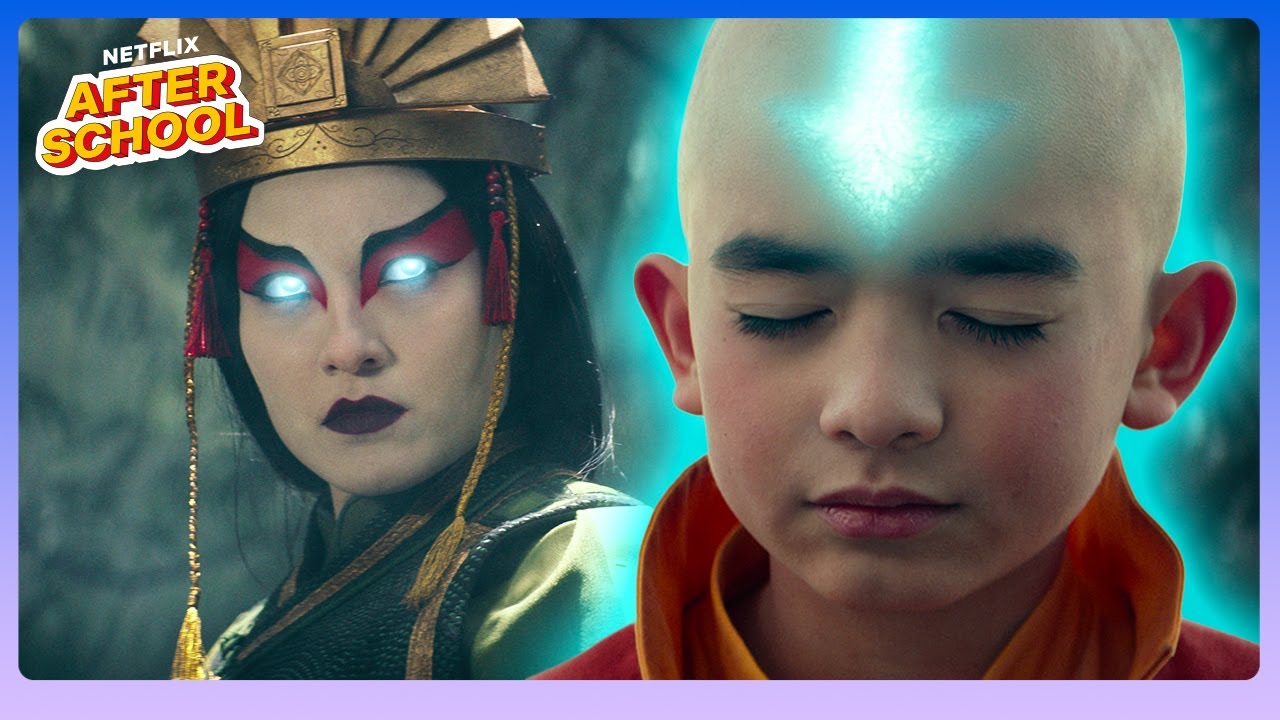 Aang Enters the Avatar State 🪭 Avatar The Last Airbender | Netflix Family