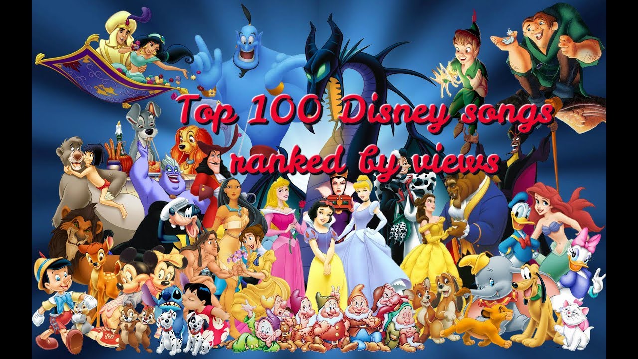 Top 100 Disney songs (ranked by views)