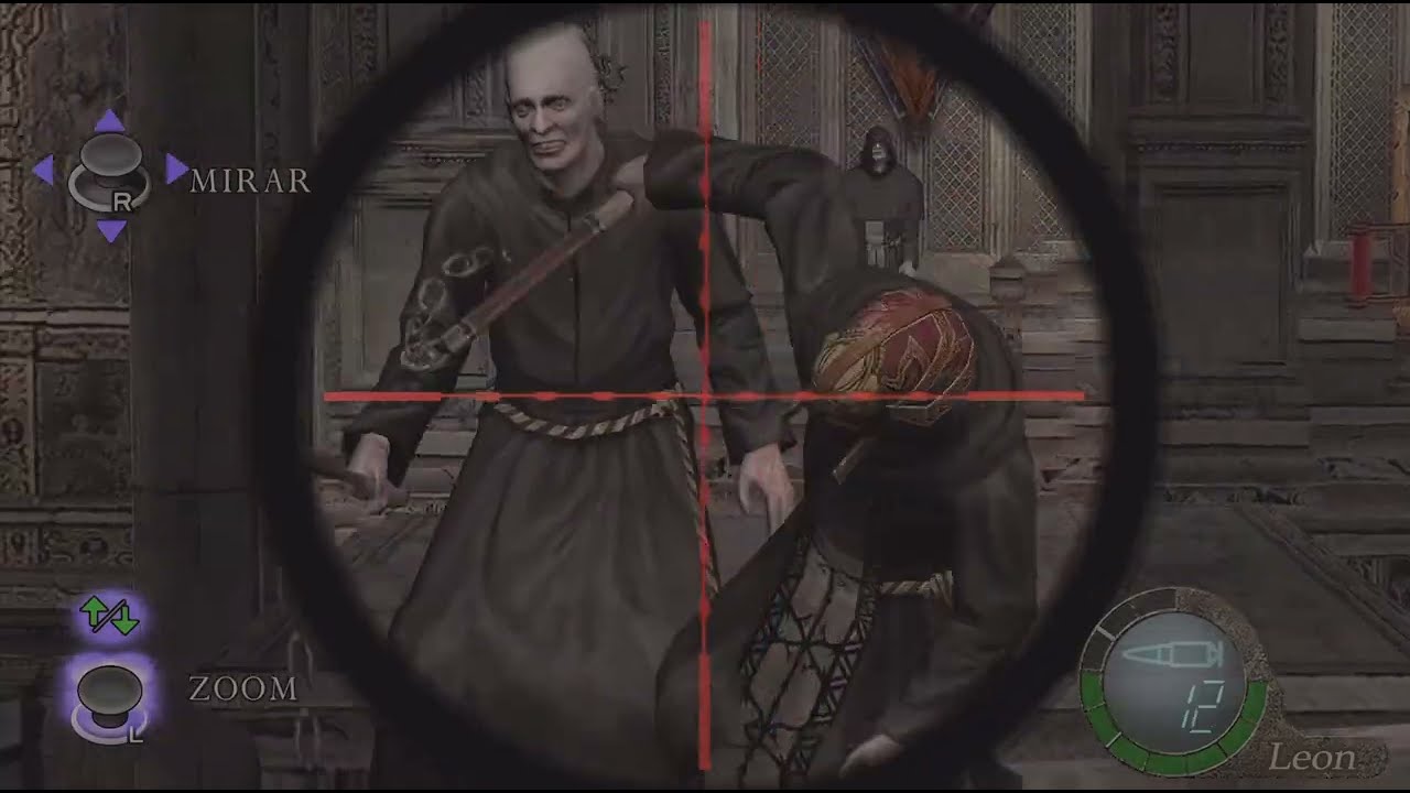 Resident Evil 4 hd gameplay PlayStation 5 comentado,Castillo 7 e Isla 1