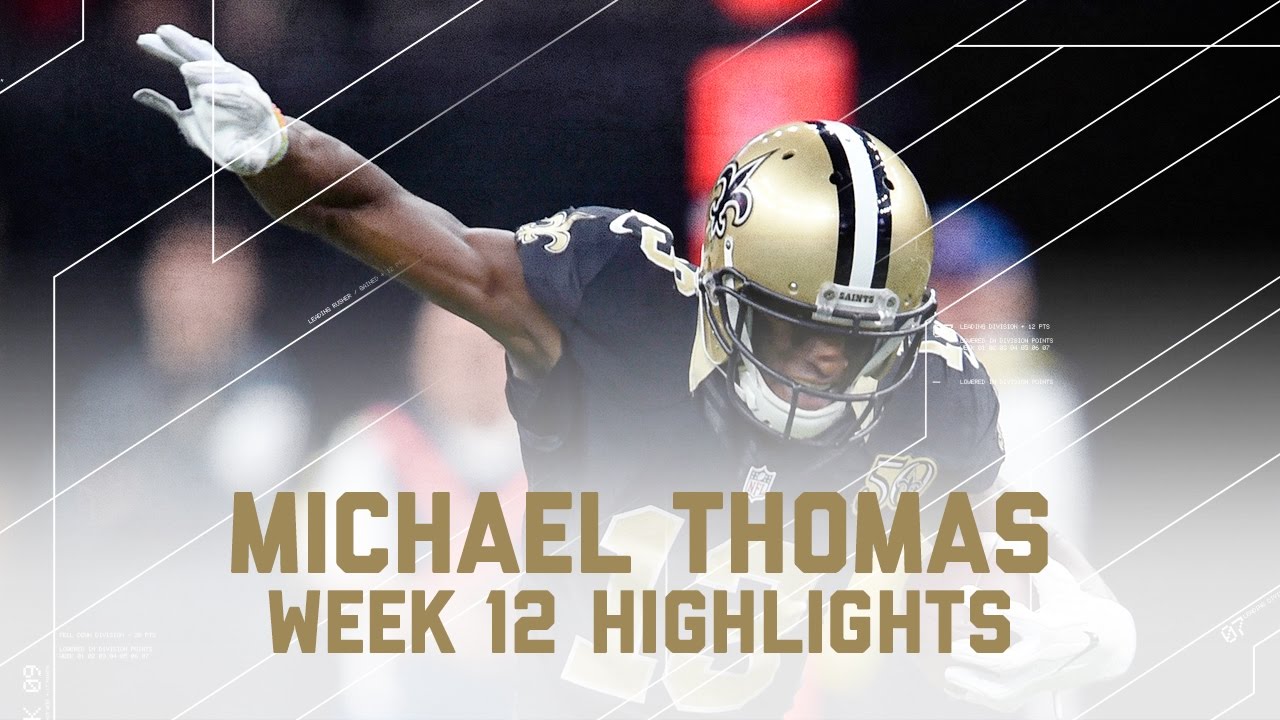 Michael Thomas' Huge 2 TD Day! | Rams vs. Saints | NFL Week 12 Player Highlights