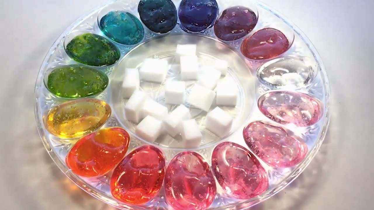 1 Hour Slime Video ASMR - Glossy Slime ASMR -  Satisfying Slime Poking Sounds - Satisfying Pan