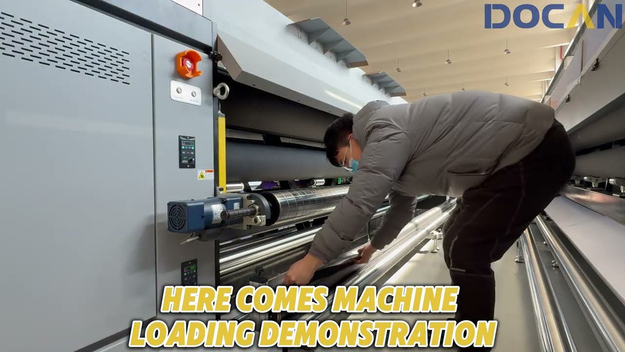 DOCAN R5200 UV Roll-to-Roll Printer &ndash; Machine Demo & Material Handling Guide