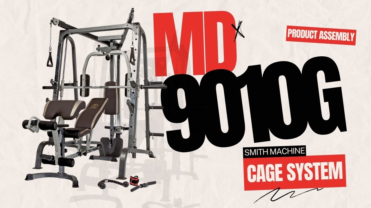 Marcy | Smith Machine Cage System | Assembly | MD-9010G