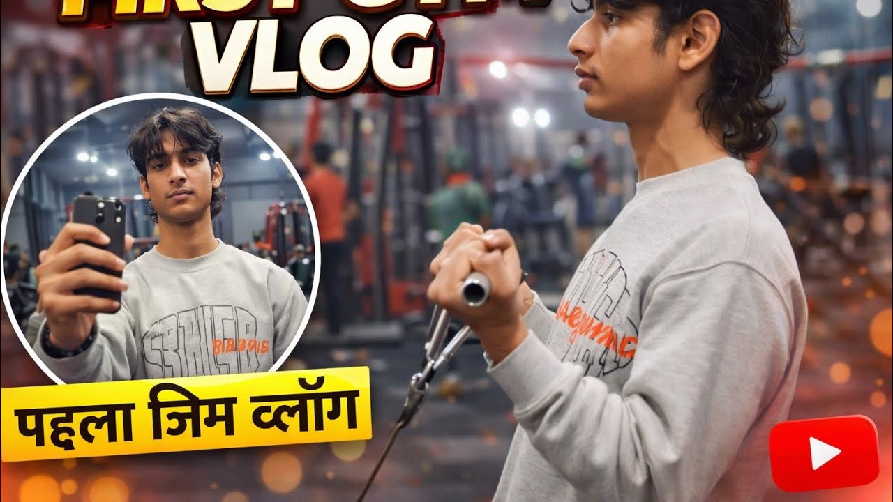 First Gym Vlog 💥 | Fitness Journey Start