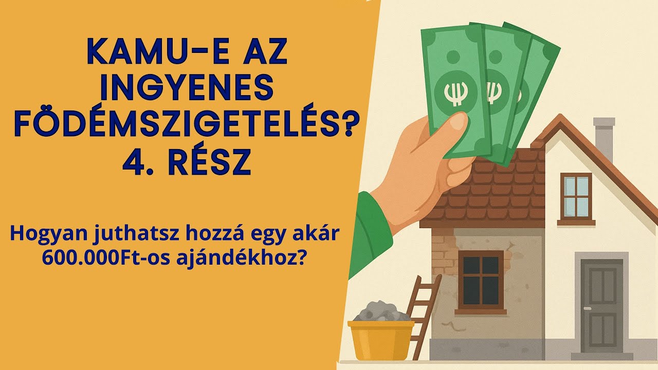 Kamu-e az ingyenes födémszigetelés (4. rész) - Kik élhetnek a kb. 600.000 Ft-os 