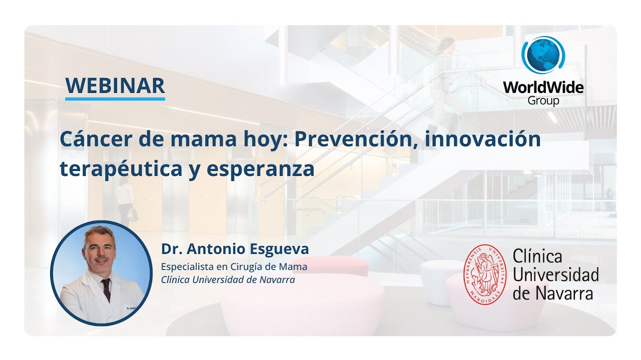 Webinar: Cáncer de mama hoy: prevención, innovación terapéutica y esperanza