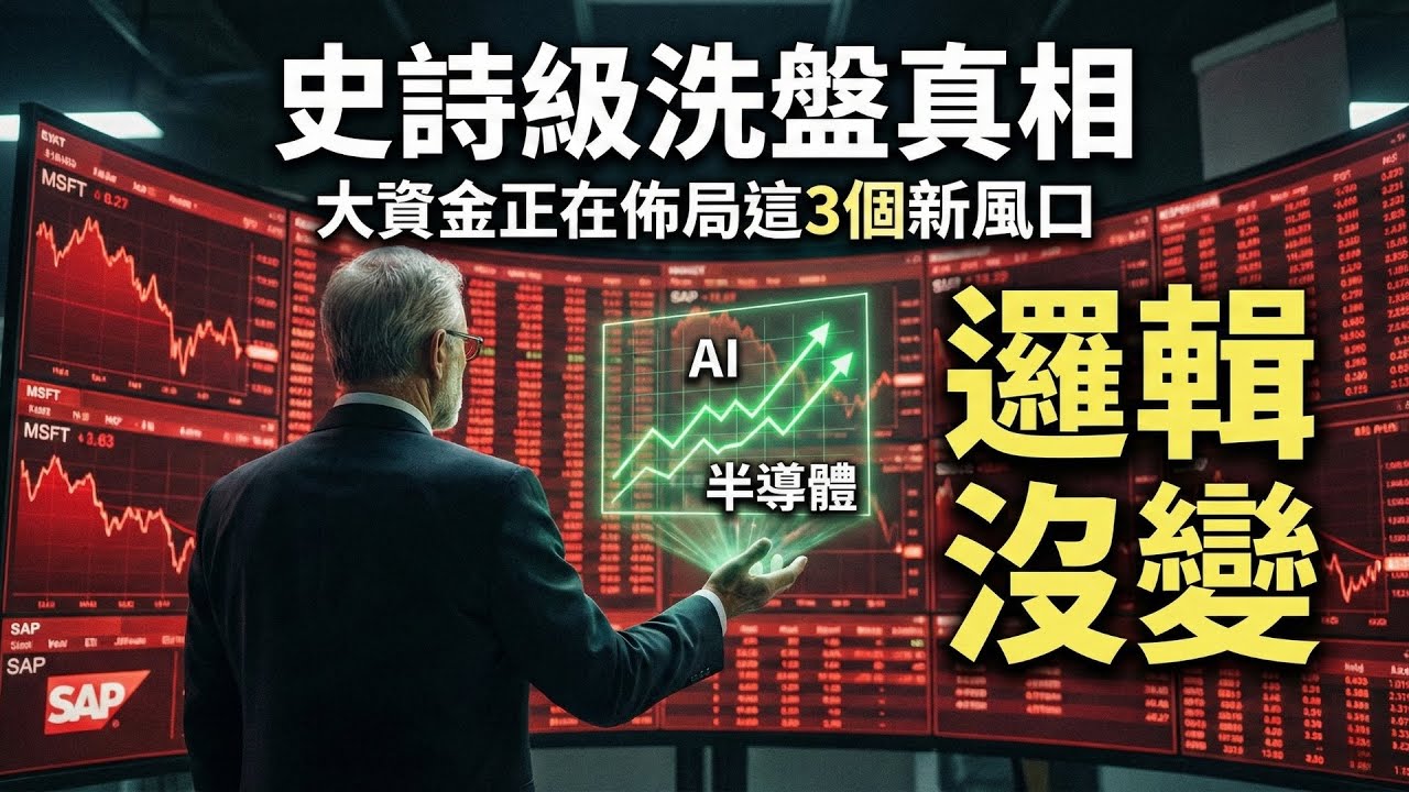白銀崩了，AI還能追嗎？邏輯沒變！高盛急喊別被洗出場！揭秘大資金正在佈局的3個新風口！