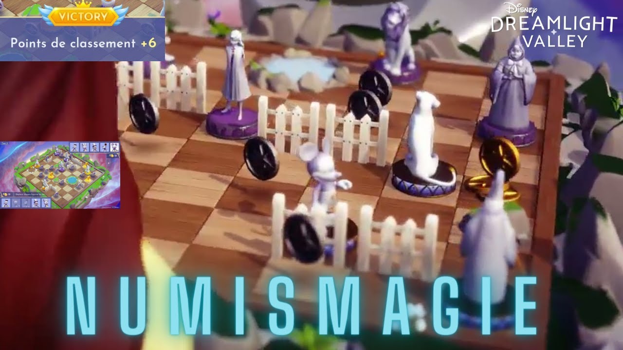 Disney dreamlight valley DLC - Numismagie - 3 parties gagnées - Mickey - Prince Eric - Maui