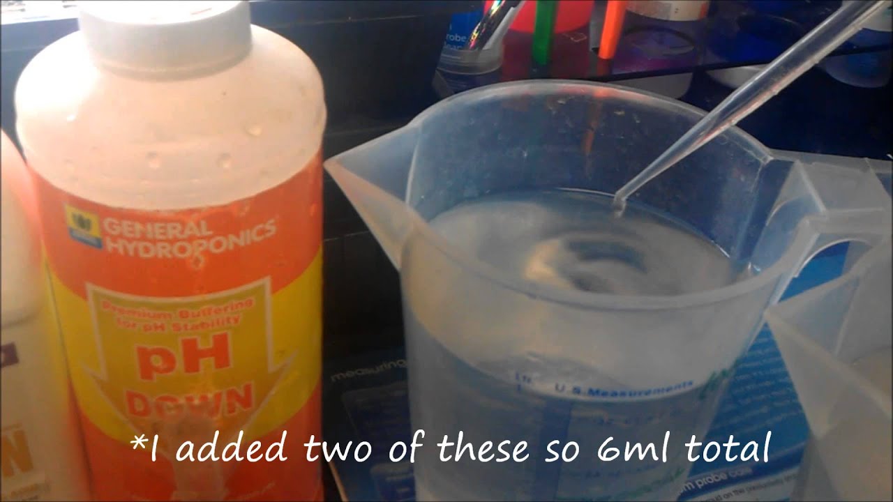 Botanicare vs. General Hydroponics - pH down
