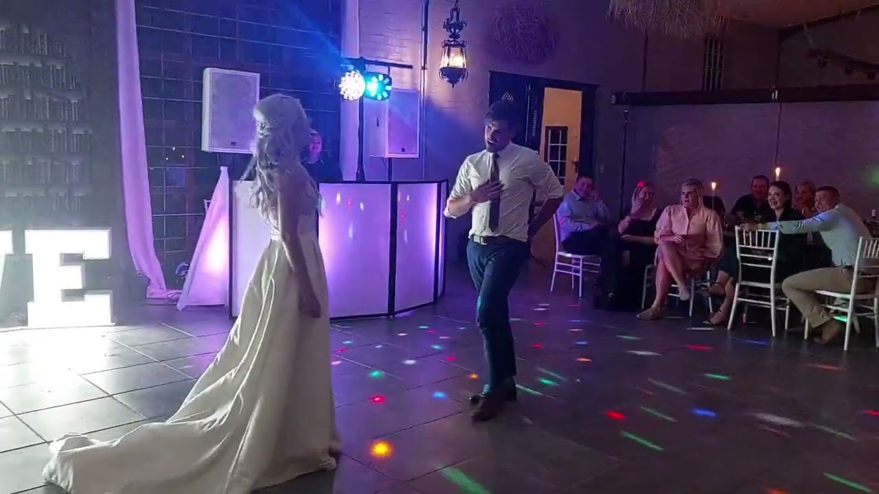 BEST wedding first dance  with ACDC surprise