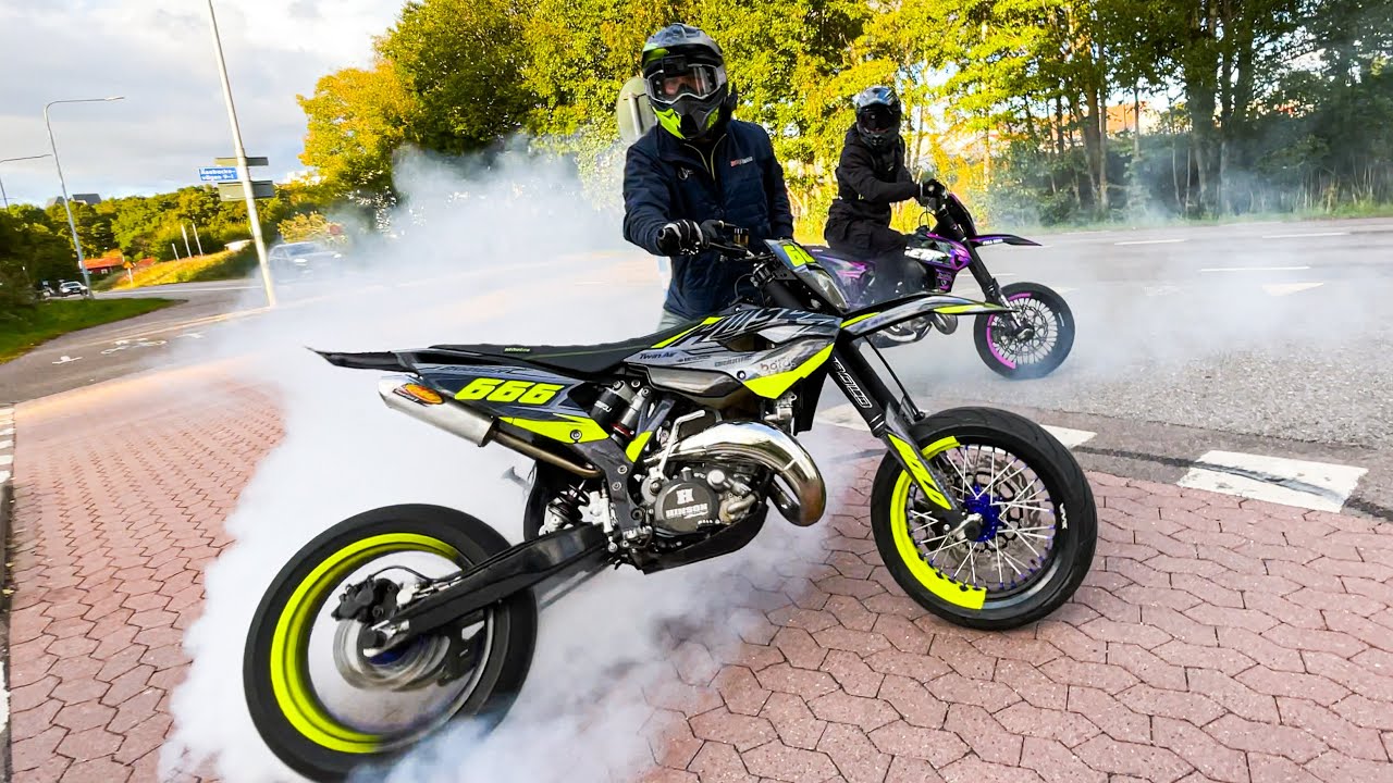 УДИВИТЕЛЬНЫЙ ЗВУК KTM 125 EXC и Husqvarna 125