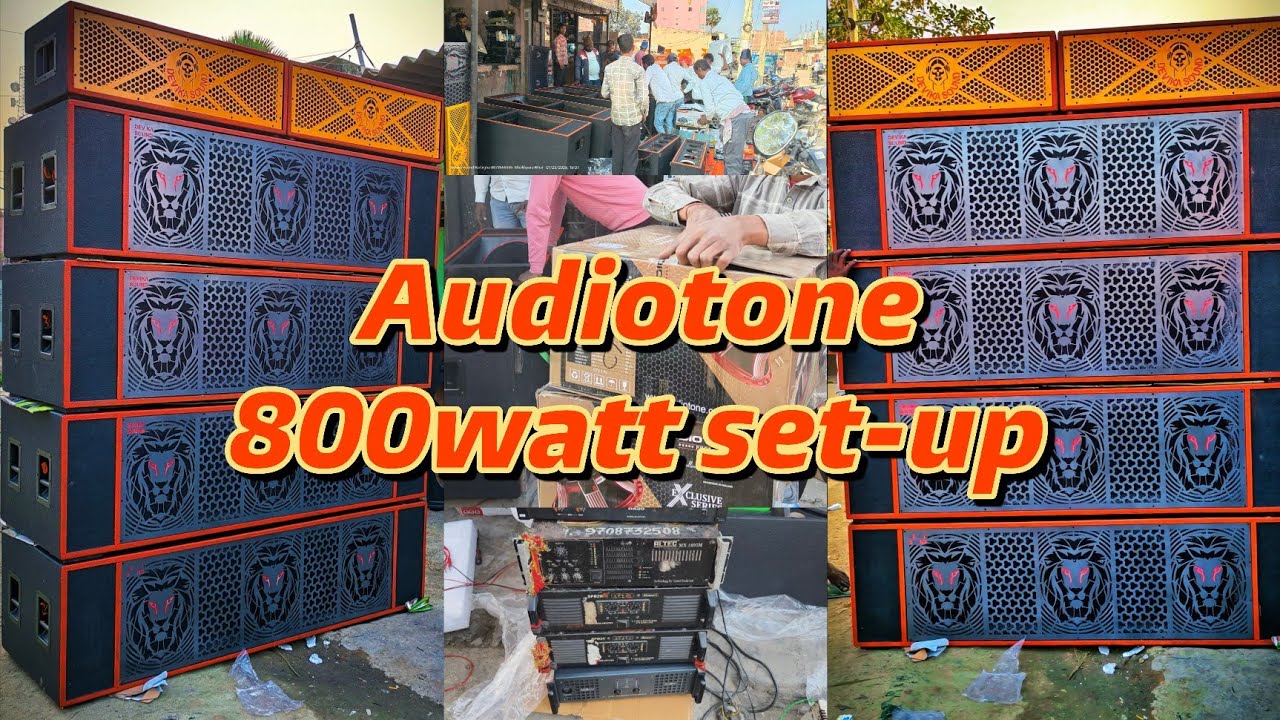 4x15 ka monster set-up new look ke sath || Audiotone 800watt ka presure