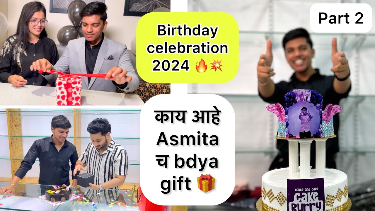 Switzerland  varun anlay Aditya ne maza sathi ￼ gift 🎁 happy birthday 2024 celebration part 2 ￼￼￼