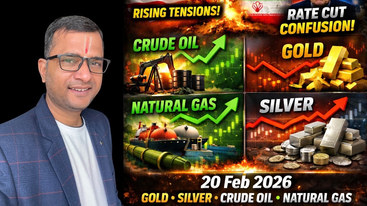 Crude Oil, Natural Gas, Gold & Silver Analysis for Friday 20 February 2026 #LiveTrading #mcxtrading