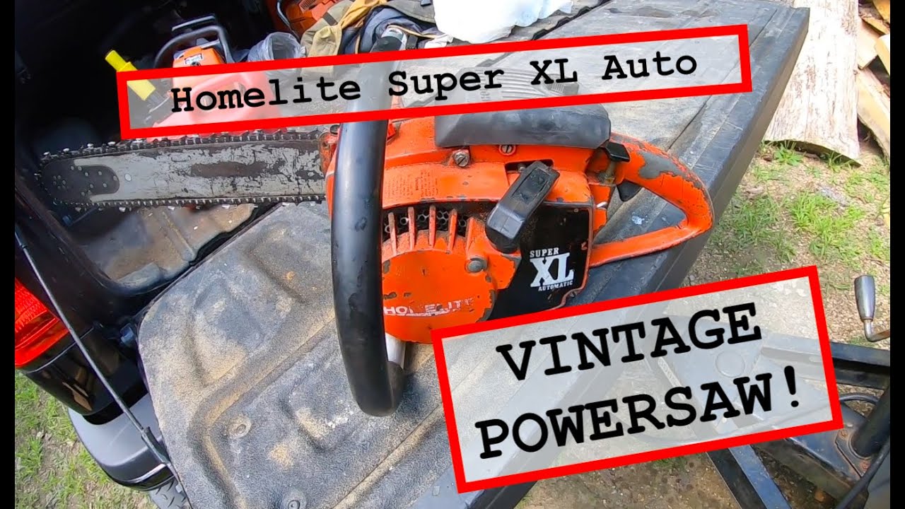 VINTAGE POWER SAW! Homelite Super XL Automatic