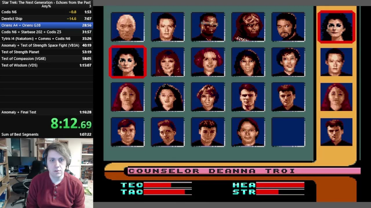 Star Trek: The Next Generation - Echoes from the Past Any% Speedrun in 59:11 (Current World Record)