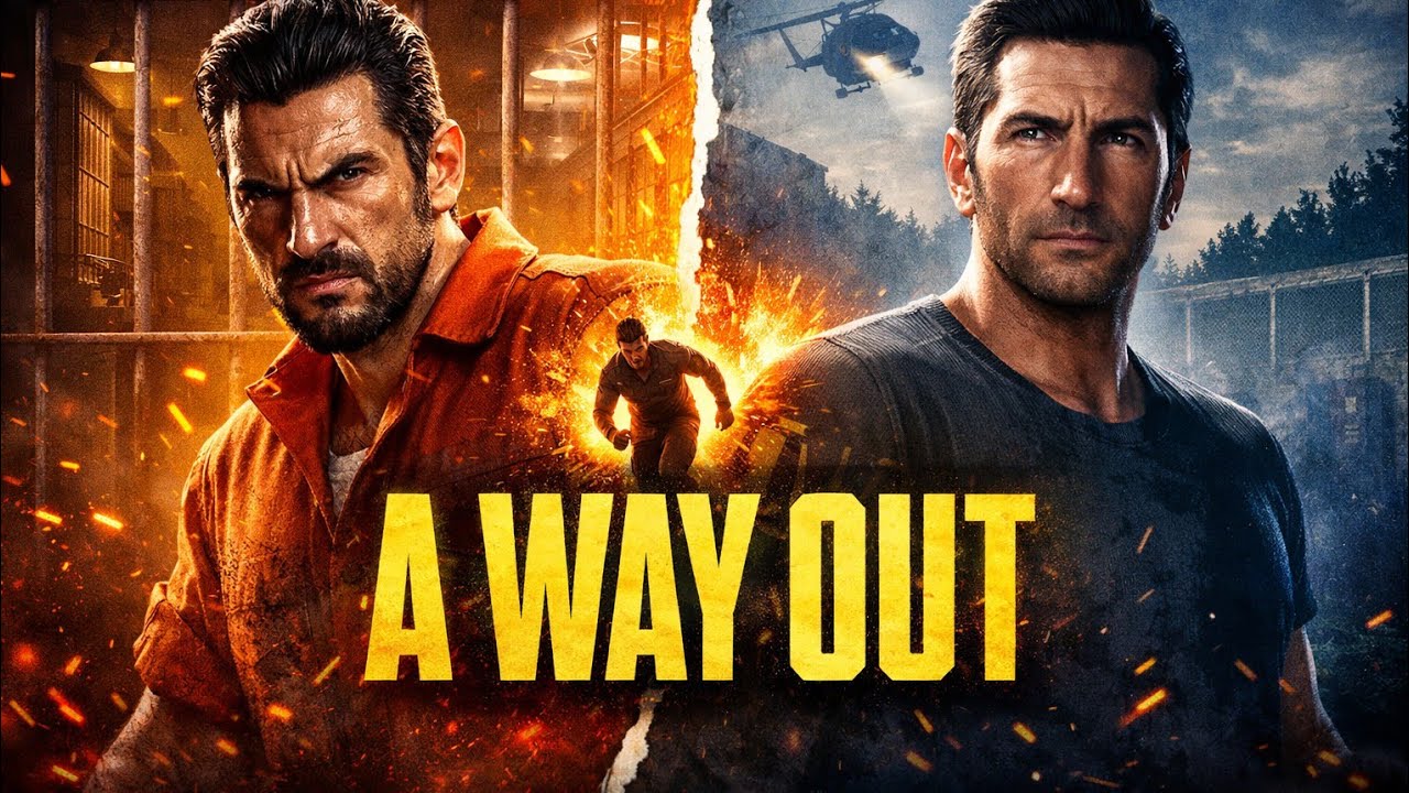 The journey of Leo and Vincent in A Way Out. The end of the journey. 