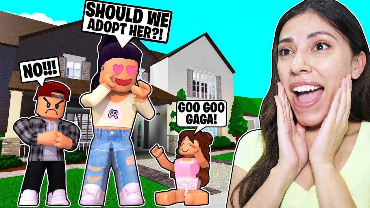 WE ADOPTED A NEW BABY! *MEET OUR DAUGHTER!* - Roblox Roleplay (Bloxburg)