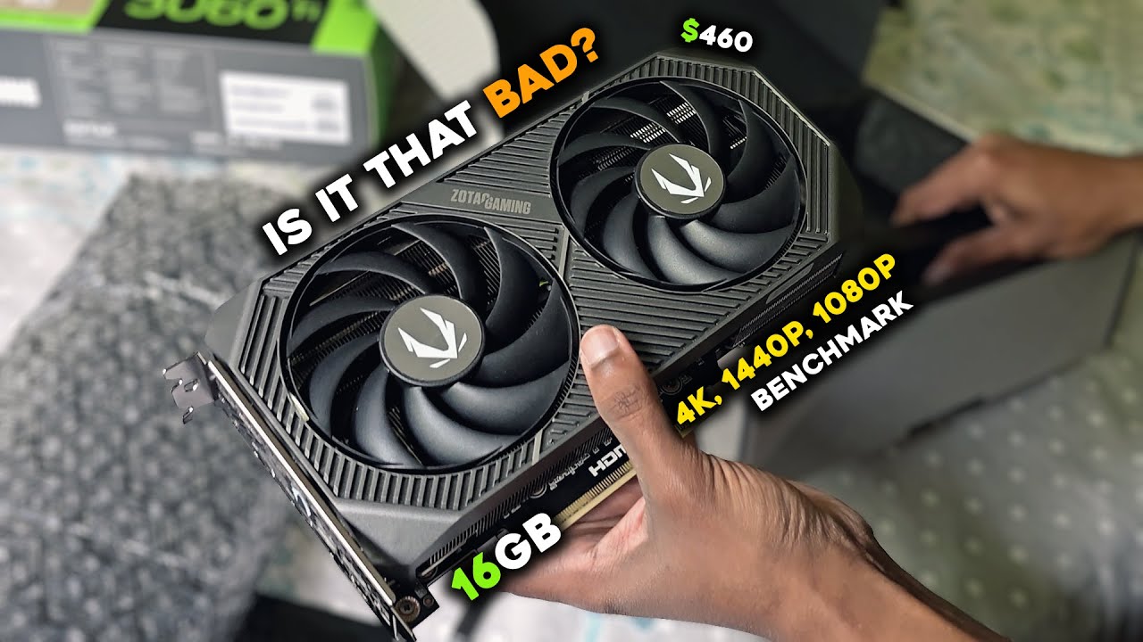 Zotac RTX 5060Ti 16 ГБ Распаковка + Тест | 5 игр | 4K, 1440p, 1080p — Насколько она плоха?