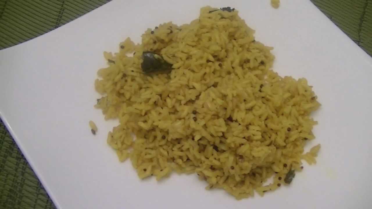 Lemon Rice: Indian Rice Recipe
