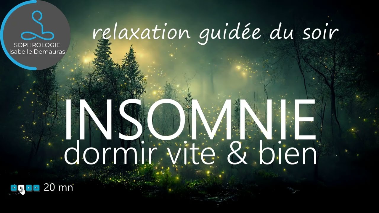 😴 Dormir rapidement - Insomnie, anxiété, ruminations 🎧🎶 Sophrologie - Relaxation