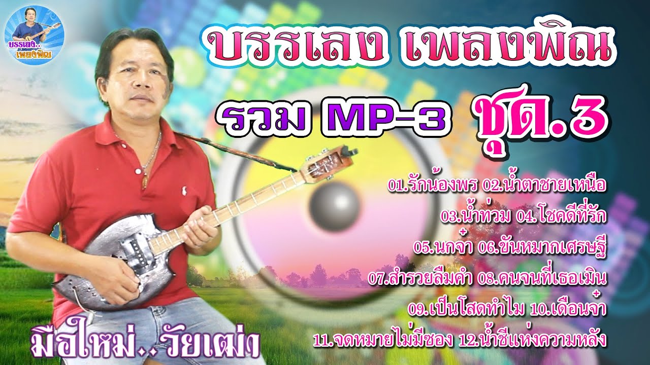 บรรเลง เพลงพิณ รวม MP3 ชุด3 (ธรรมดา หน้าแดง)