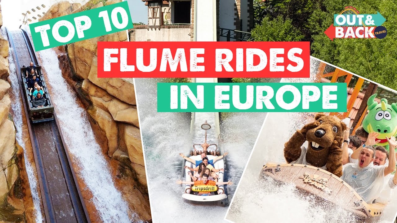 10 Best Log Flume Rides In Europe - Greatest Theme Park Flume / Water Rides