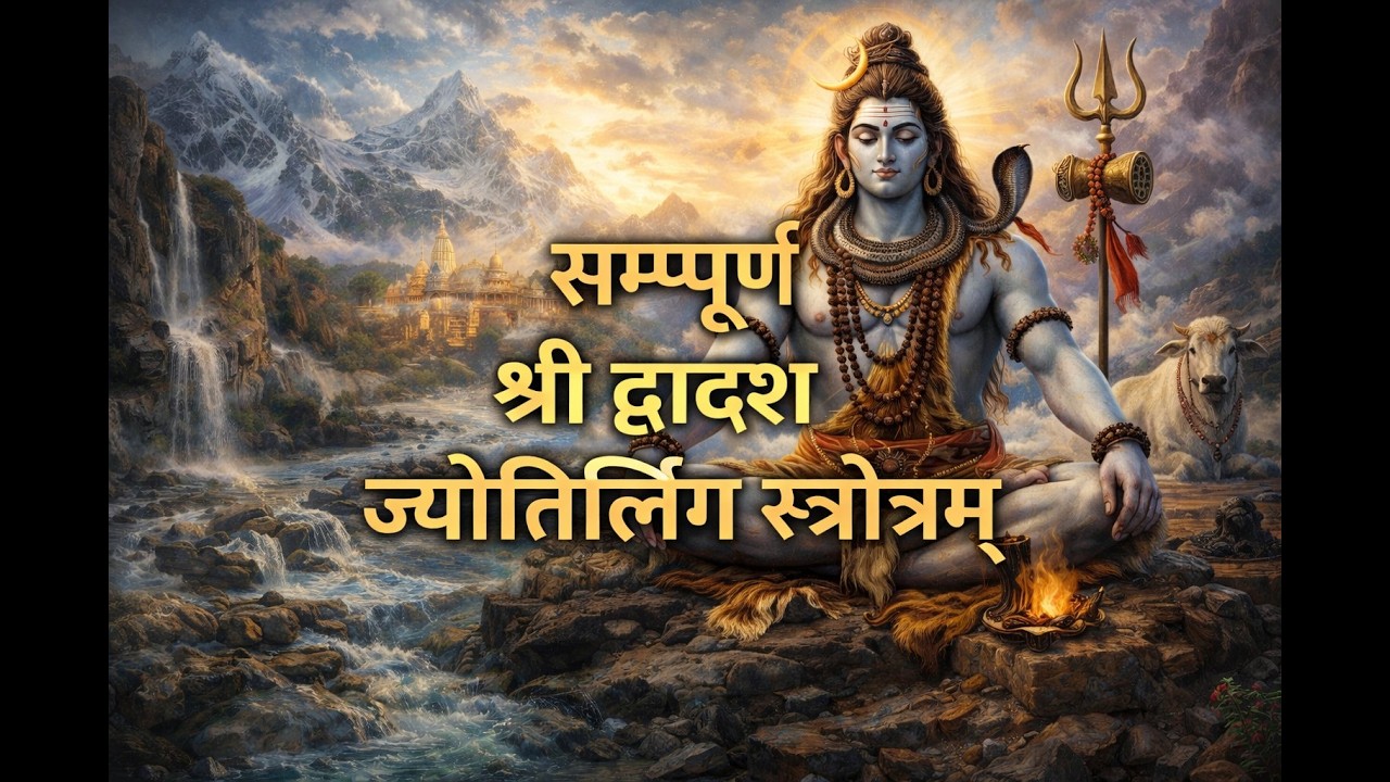 Sampoorna Dwadash Jyotirling Stotram | Sampurn Shiv Bhakti Paath | 12 Jyotirling Mahima