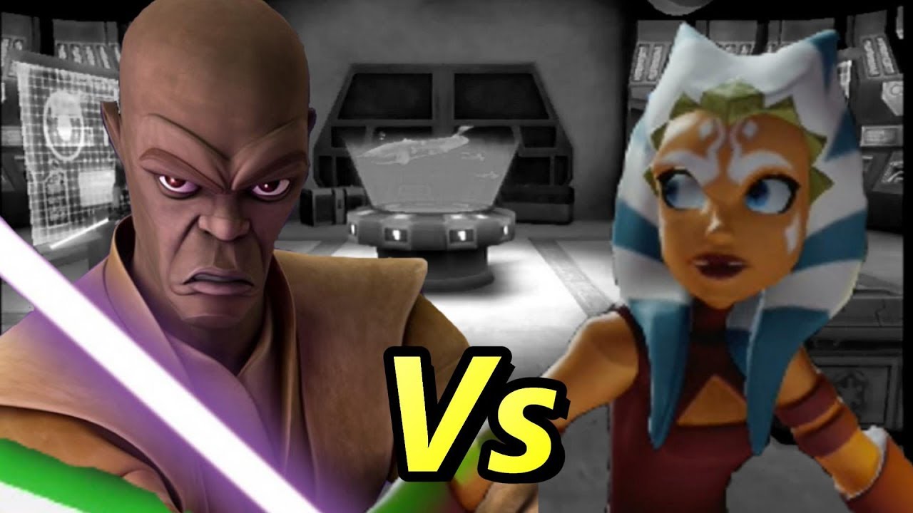 Lightsaber Duels Mace Windu v Ashoka Tano
