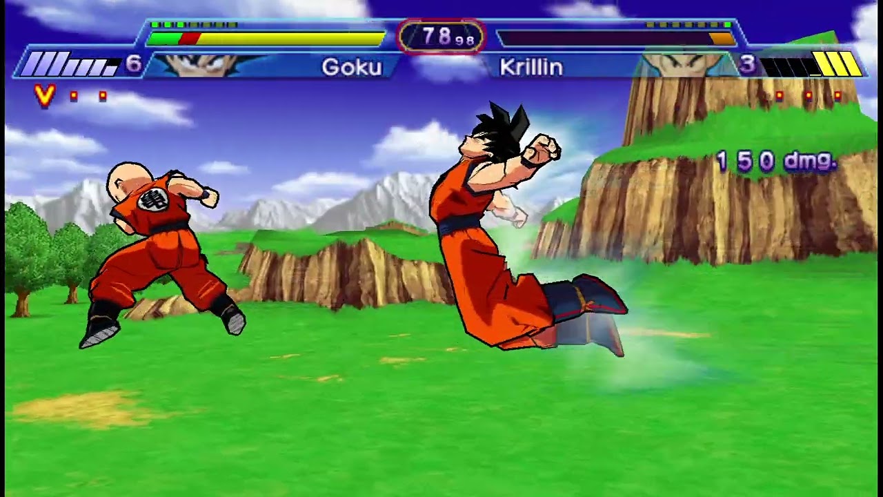 Goku VS Krillin – Dragon Ball Z Shin Budokai