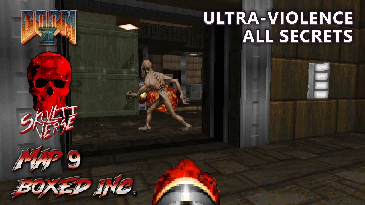Doom 2 - Skulltiverse II - Map 9 - Ultra-Violence - All Secrets