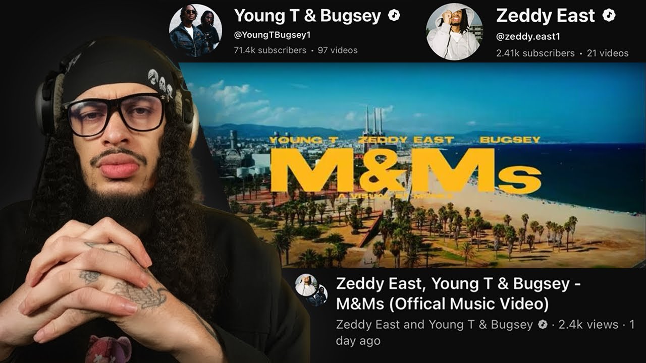 Zeddy east, Young T & Bugsey - M&Ms (official music video) reaction