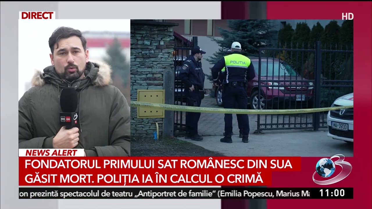 Românul care a înființat primul sat românesc din SUA, găsit mort în casă. Polița ia în calcul o crim
