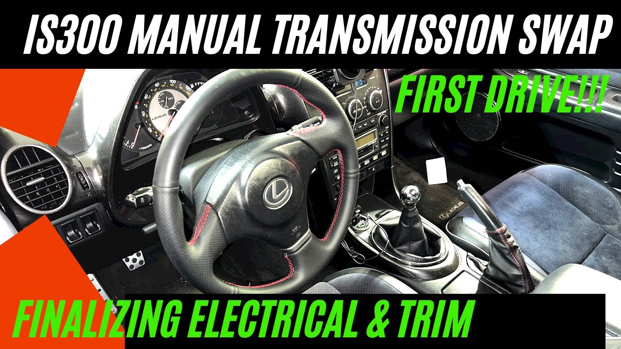 Lexus IS300 Automatic to Manual Swap First Drive