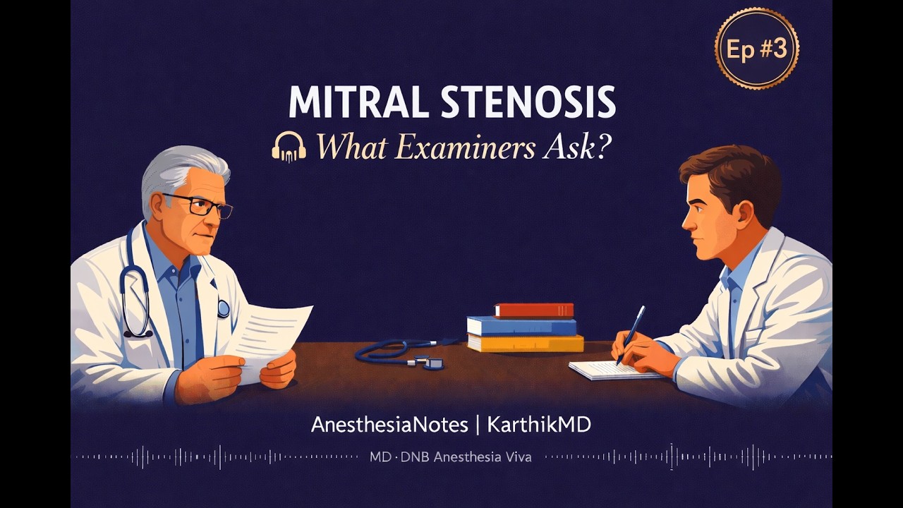 Every Mitral Stenosis Viva Question — Answered with Mechanism | What Examiners Ask